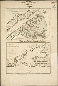 Carte des embouchures du Mississipi