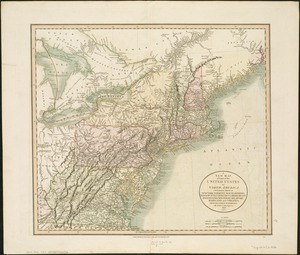 A new map of part of the United States of North America, containing those of New York, Vermont, New Hampshire, Massachusets [sic], Connecticut, Rhode Island, Pennsylvania, New Jersey, Delaware, Maryland and Virginia