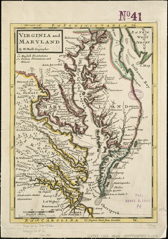 Virginia and Maryland