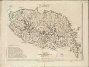 Carte de l'Isle de la Grenade cédée a la Grand Bretagne par le dernier traité de paix