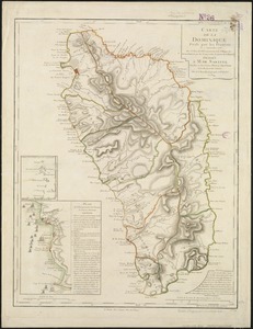 Carte de la Dominique prise par les françois le 7 septembre 1778