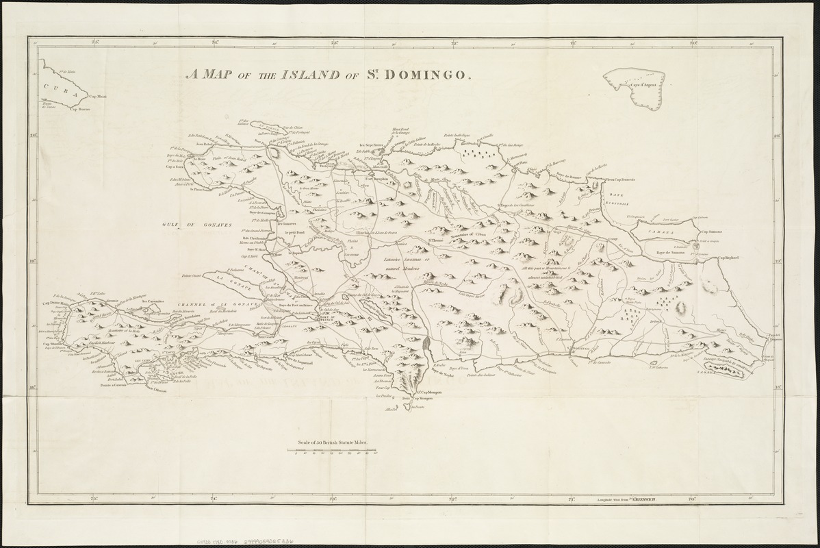 A map of the island of St. Domingo