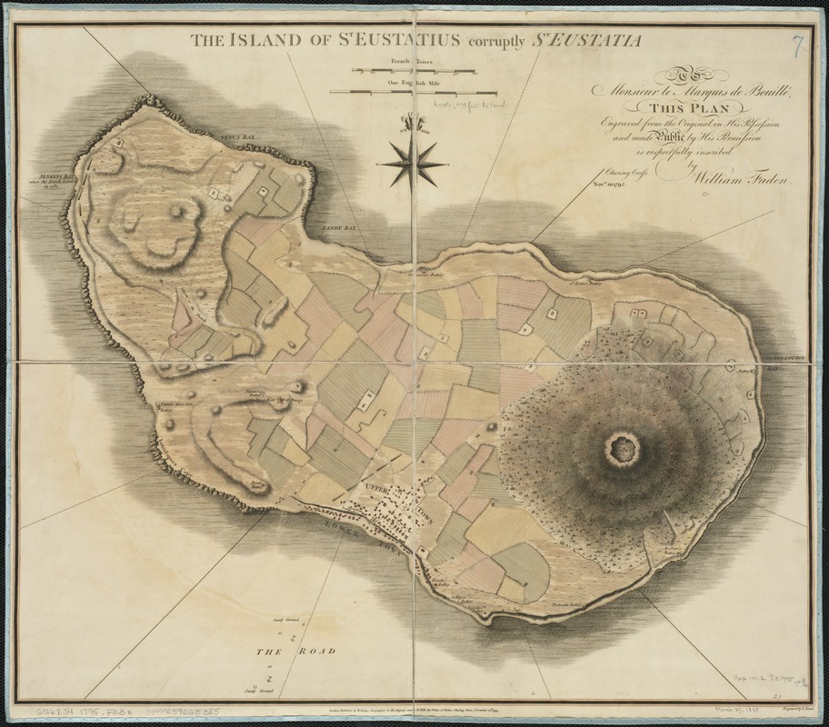 The island of St. Eustatius corruptly St. Eustatia
