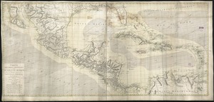 Carte des isles Antilles et du Golfe du Mexique