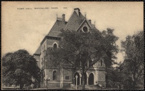 Town Hall, Brookline, Mass.