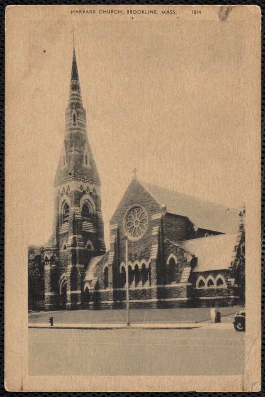Harvard Church, Brookline, Mass.