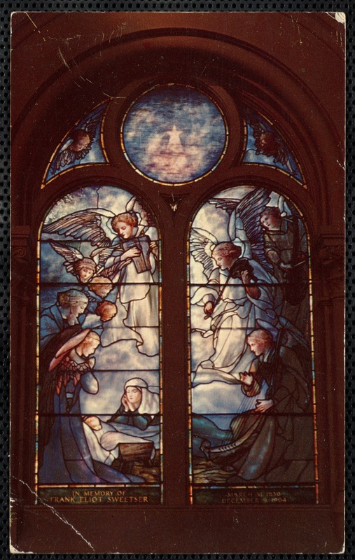 Sweetser Memorial Window, First Parish Church, Brookline, Mass.