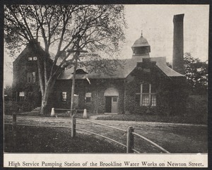 Brookline Water Works High Pumping Station, Newton St.