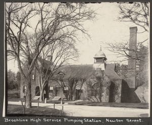 Brookline High Service Pumping Station, Newton St.