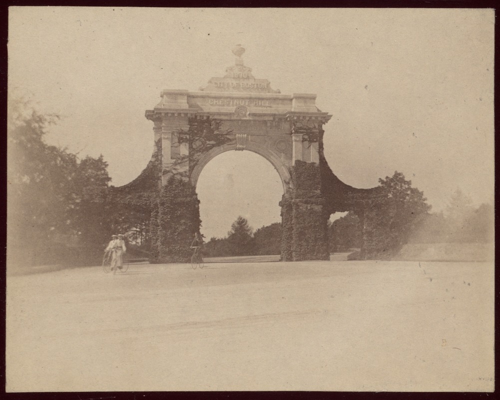 Gate at Chestnut Hill Reservoir