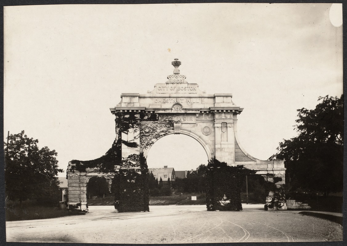 Gate at Chestnut Hill Reservoir