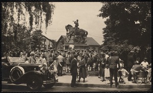 Celebration at Soldiers' Monument