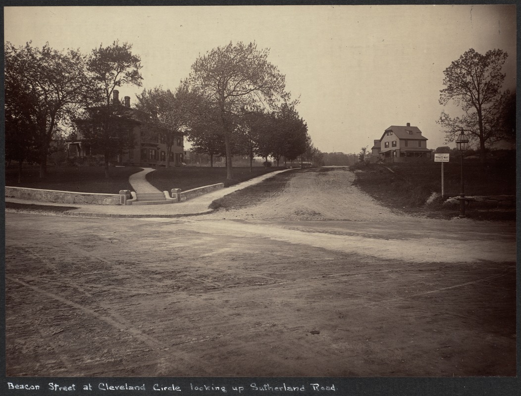 Sutherland Road at Beacon St. & Cleveland Circle