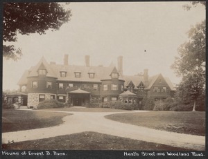 Ernest B. Dane house, Heath St. + Woodland Rd.