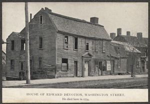 Edward Devotion, Jr. house, Washington St.
