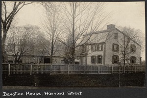 Devotion house, Harvard St.