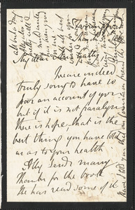 Emily Tennyson autograph letter signed to Mrs. Gatty, Farringford, [Isle of Wight], 5 March, 1869