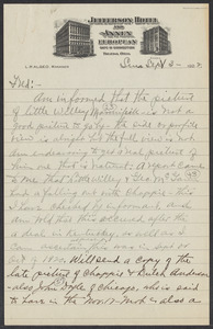 Sacco-Vanzetti Case Records, 1920-1928. Defense Papers. Western Mob: Doyle to Moore, September 3, 1922. Box 5, Folder 17, Harvard Law School Library, Historical & Special Collections