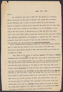 Sacco-Vanzetti Case Records, 1920-1928. Defense Papers. Western Mob: Doyle to Moore, September 12, 1922. Box 5, Folder 24, Harvard Law School Library, Historical & Special Collections