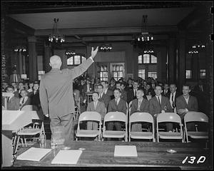 Man talking to audience