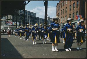Marching band, Bunker Hill Day parade, Charlestown