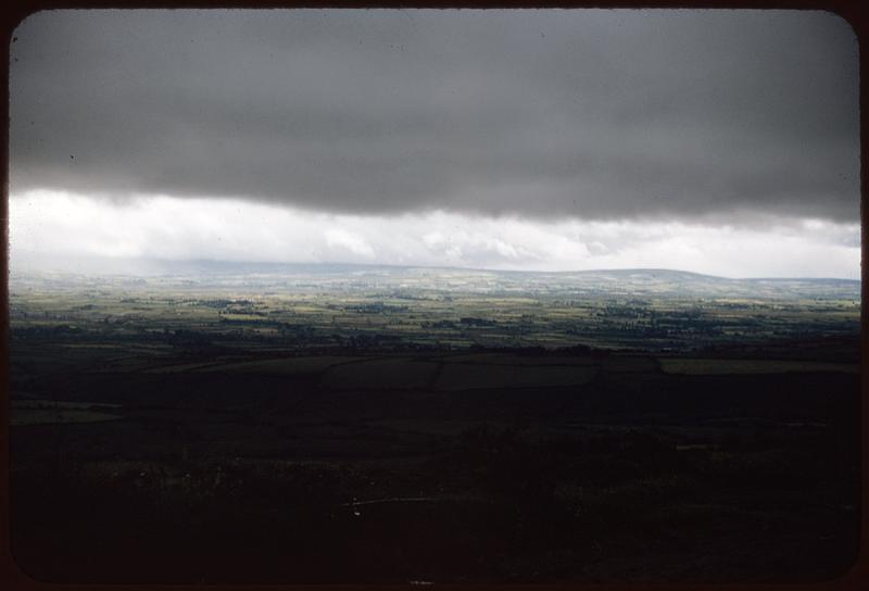 Castleisland (rain) from hill