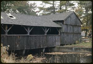 Covered bridge, Old Sturbridge Village, Sturbridge, Massachusetts