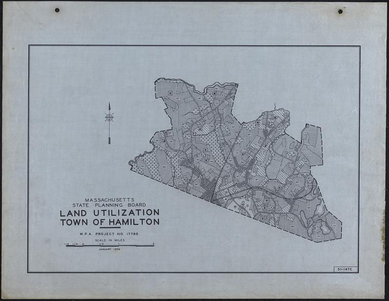 Land Utilization Town of Hamilton Digital Commonwealth