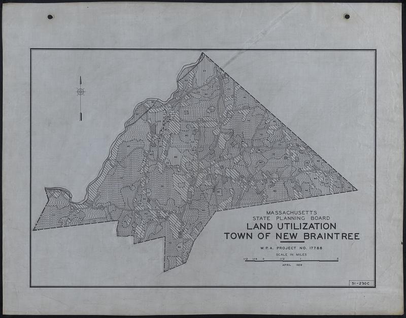 Land Utilization Town of New Braintree Digital Commonwealth