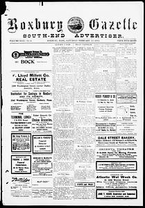 Roxbury Gazette and South End Advertiser, February 11, 1911