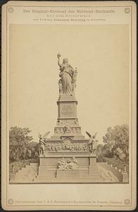 Der original-entwurf des National-Denkmal auf dem Niederwald von Professor Johannes Schilling in Dresden