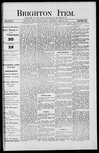 The Brighton Item, April 25, 1891