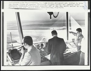 Pittsburgh, PA: Supervisory personnel are trying to keep the planes flying at Greater Pittsburgh Airport during the control tower employees “sick-out.” Pittsburgh reported 90% of the day shift called in sick. Labor Strikes. Aero.