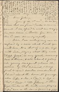 Letter from Zadoc Long to John D. Long, May 5, 1869