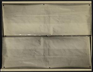 Harvard Seismograph record of earthquakes