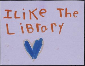 I like the library [heart]