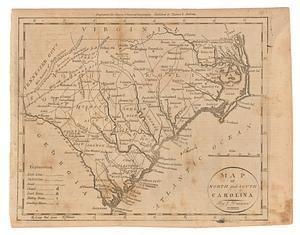 Map of North and South Carolina