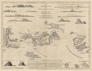 The Virgin Islands from English and Danish surveys