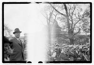 Boston Park Department May Day Festival, Commissioner William Long in foreground