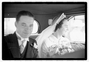 Wedding, daughter of Mrs. Richard Howard taken at Presentation Church Oak Sq. Brighton
