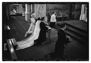 Wedding Will. Ryan of Maker St. Brig. at Brookline with Fr. Dowd