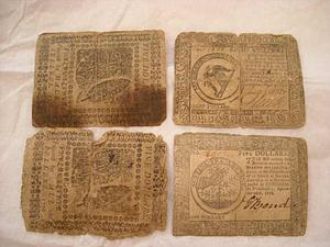 Eighteenth-century paper currency