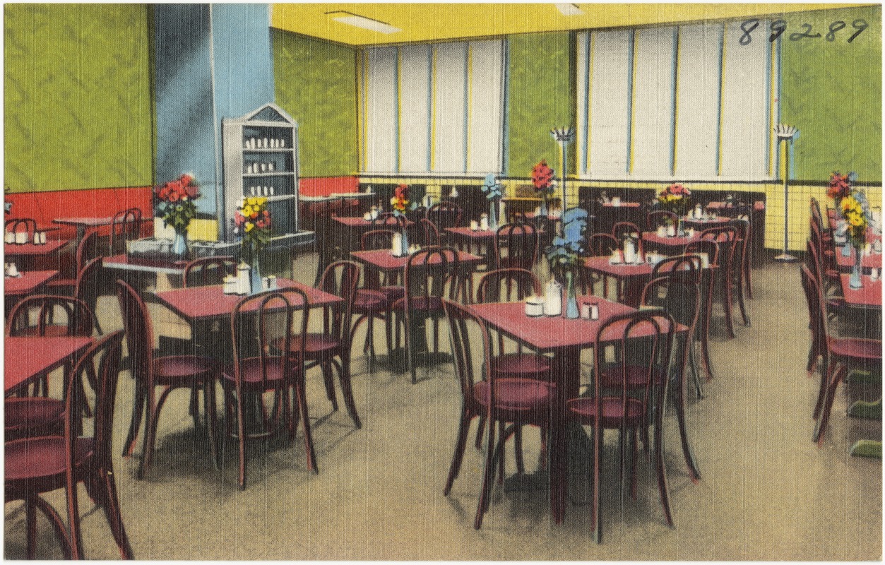 Cafeteria of the Grand Central Railroad Branch Y.M.C.A., 224 East 47th Street, New York 17, N. Y.