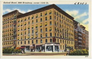 Oxford Hotel, 2880 Broadway, corner 112th St.