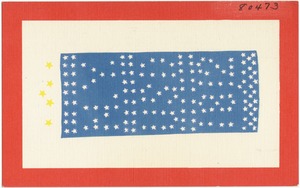Service flag World War #1, National Society, U. S. Daughters of 1812, State of New York