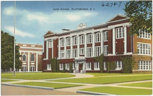 High school, Plattsburgh, N. Y.
