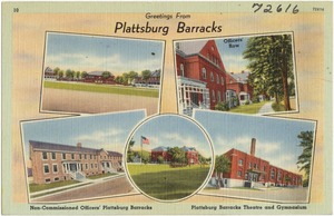 Greetings from Plattsburg barracks