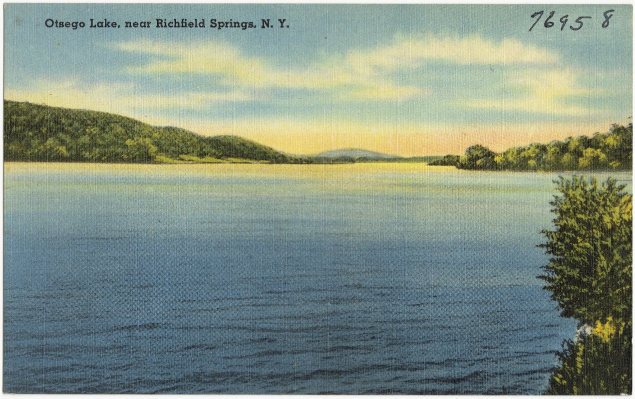 Ostego Lake near Richfield Springs, N. Y.