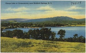 Ostego Lake at Cooperstown, near Richfield Springs, N. Y.