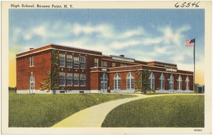 High school, Rouses Point, N. Y.